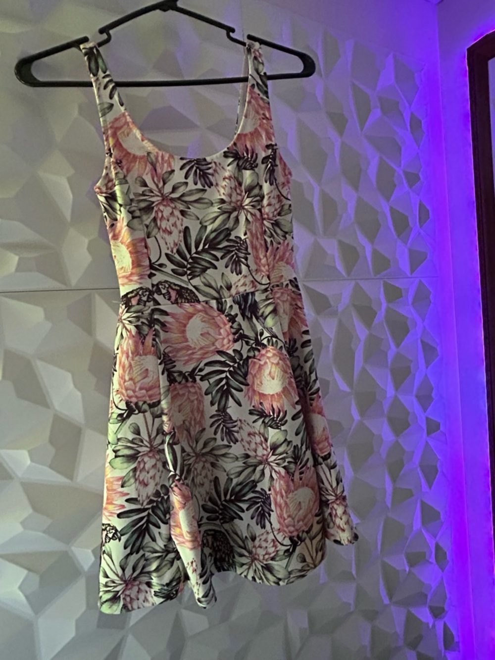 Flower Mini Dress